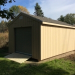 Cedarburg WI 12x18 Gable with roll up door